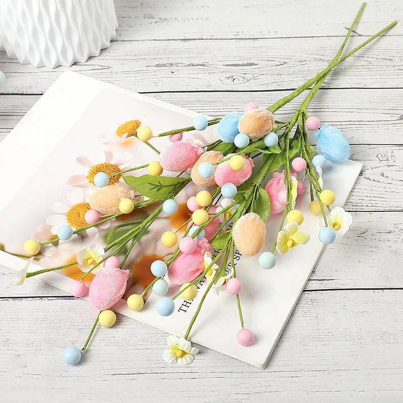 Easter Eggs Artificial Flower Bouquet
