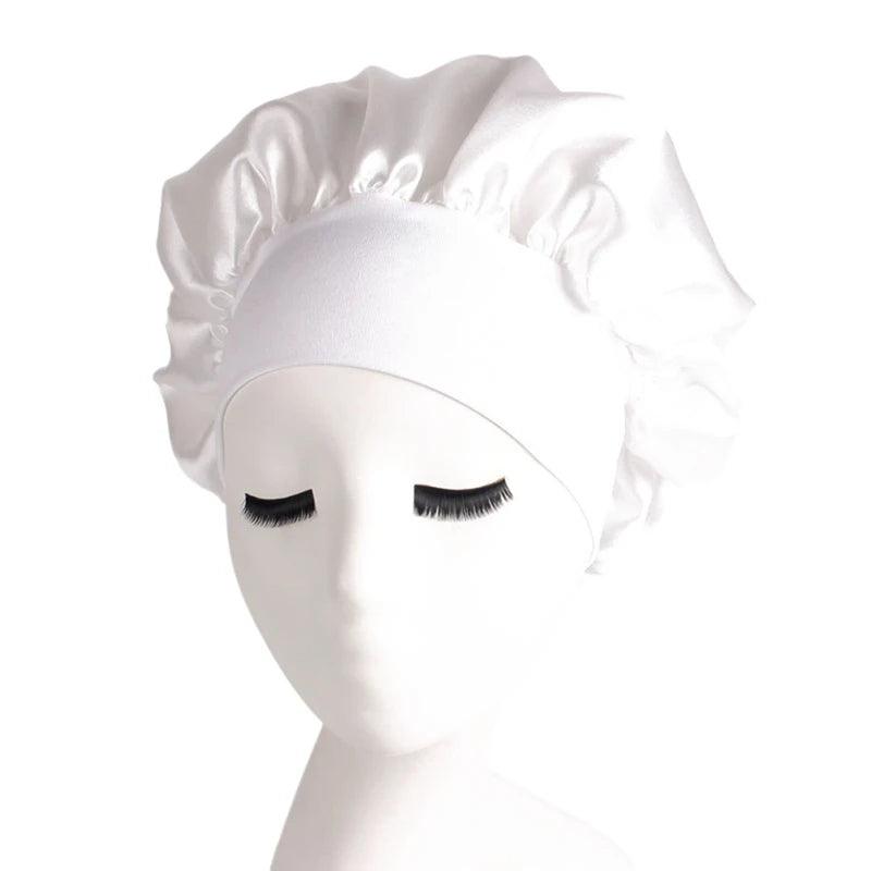 Deluxe Women's Satin Sleep Cap - Martine's Bazaar