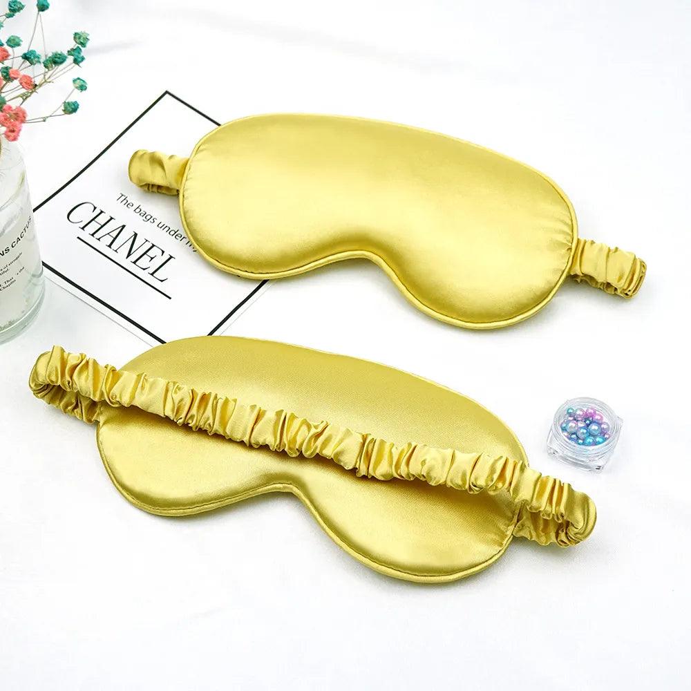 Elegant Silk Sleeping Eye Mask - Martine's Bazaar