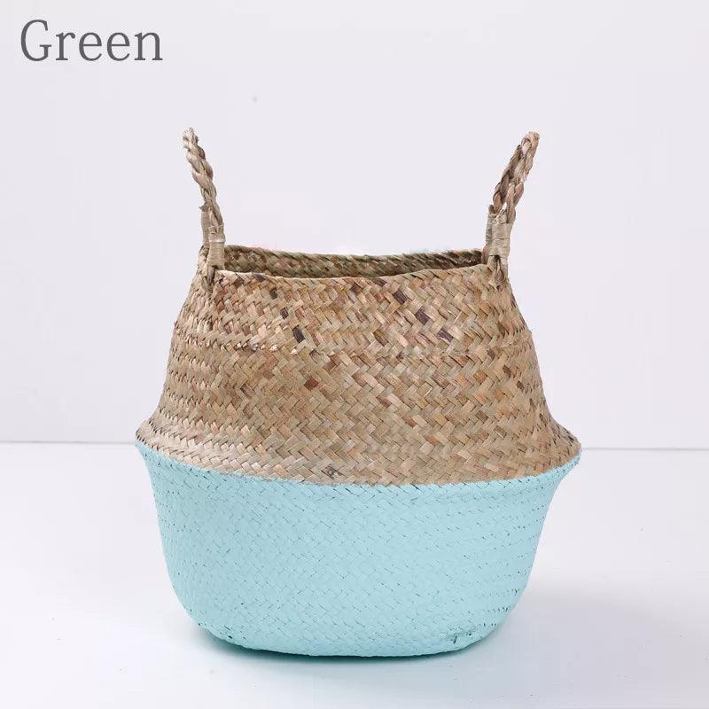 Handmade Woven Laundry Basket - Martine's Bazaar