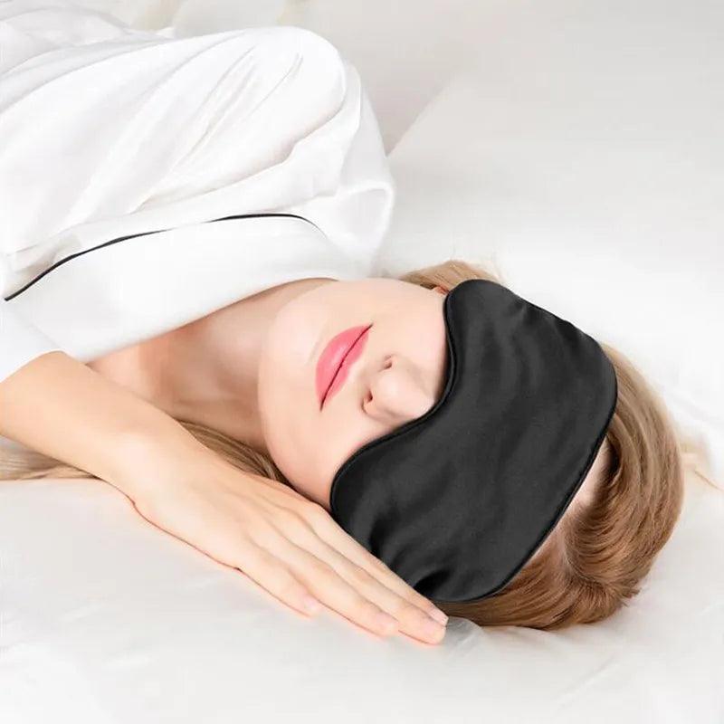 Elegant Silk Sleeping Eye Mask - Martine's Bazaar