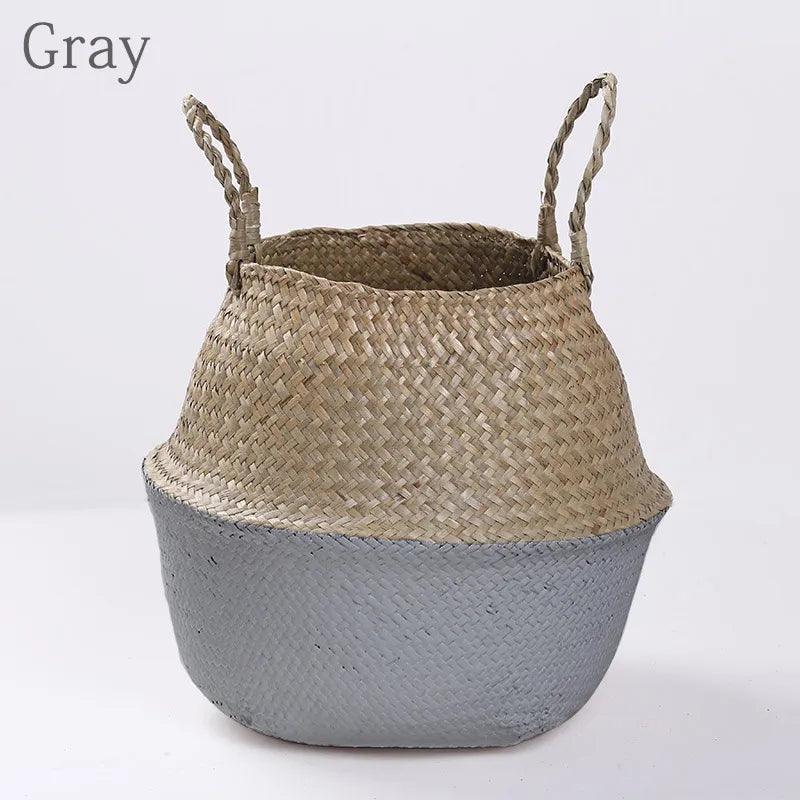 Handmade Woven Laundry Basket - Martine's Bazaar