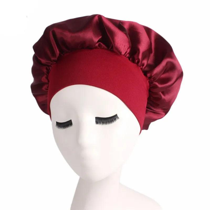 Deluxe Women's Satin Sleep Cap - Martine's Bazaar