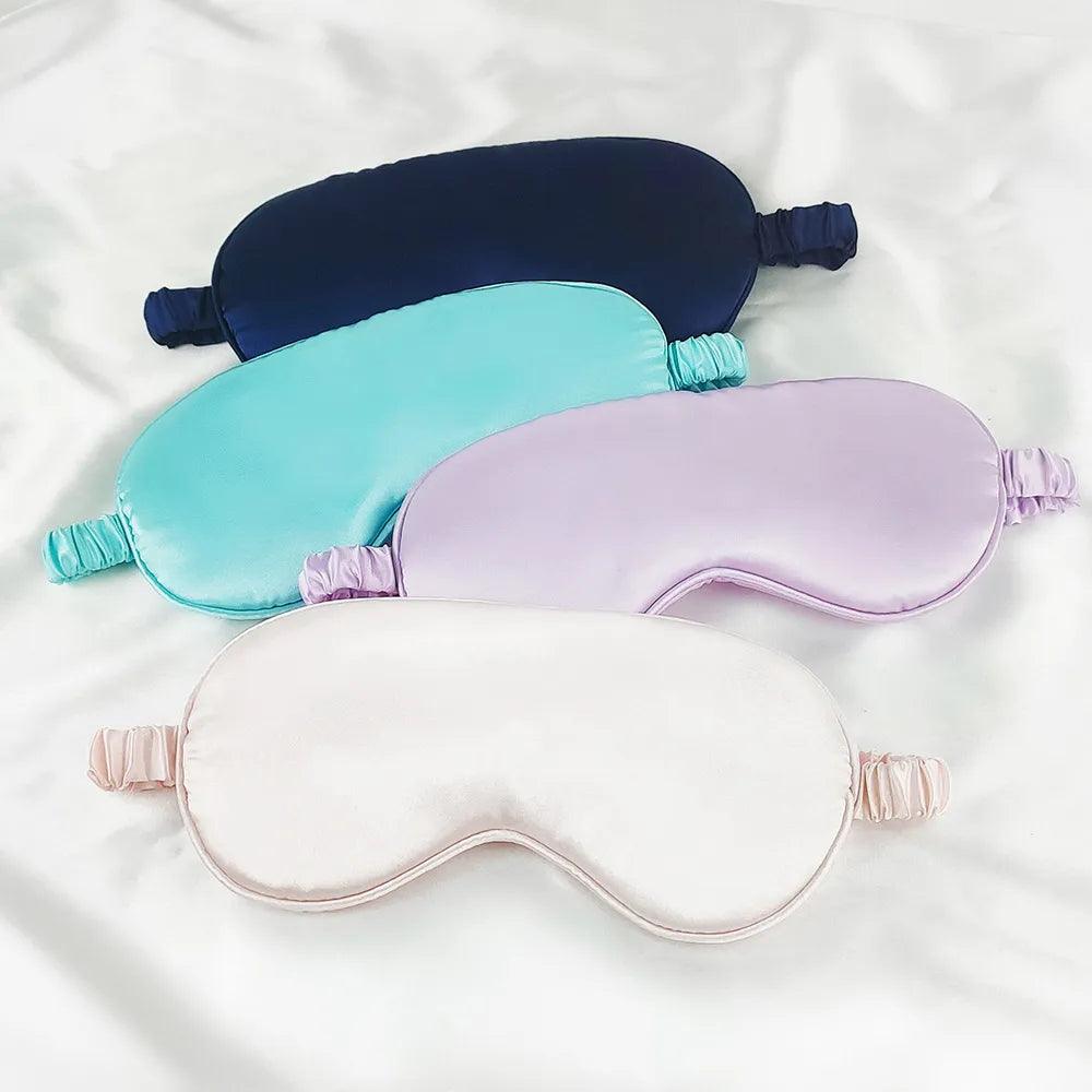 Elegant Silk Sleeping Eye Mask - Martine's Bazaar