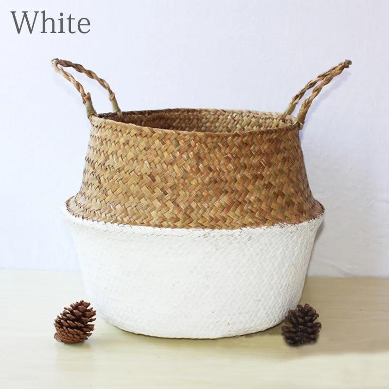 Handmade Woven Laundry Basket - Martine's Bazaar