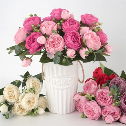 Super-Cute Artificial Peonies For Home and Wedding Decorations - Martine's Bazaar