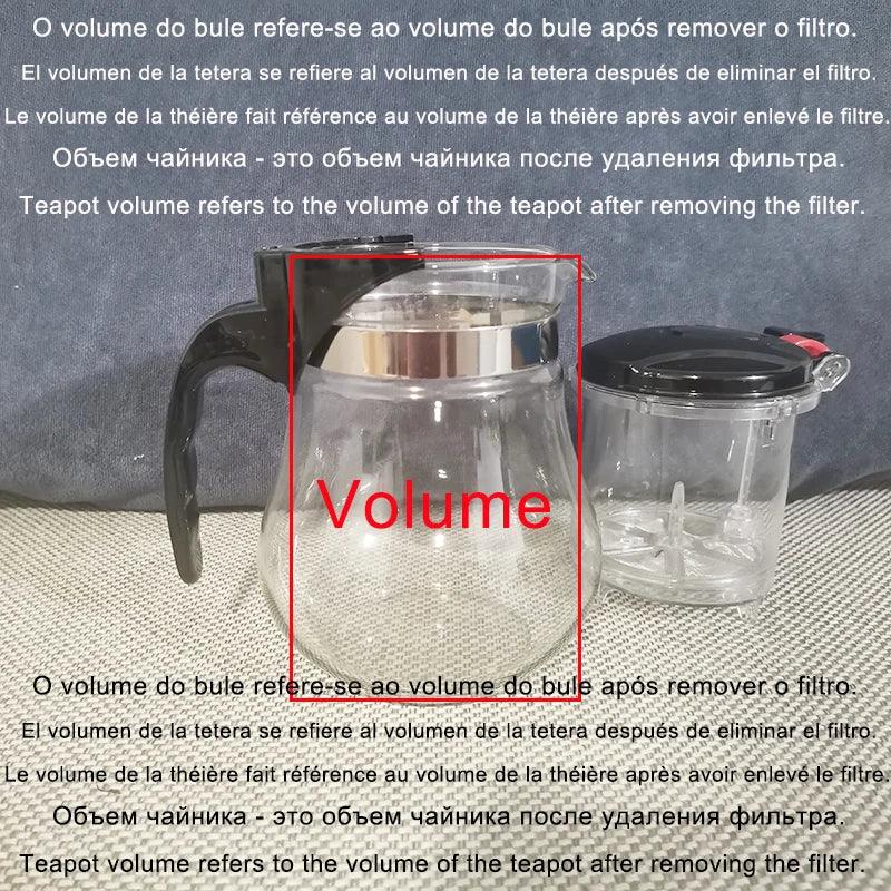 Heat Resistant Glass Tea Pot - Martine's Bazaar