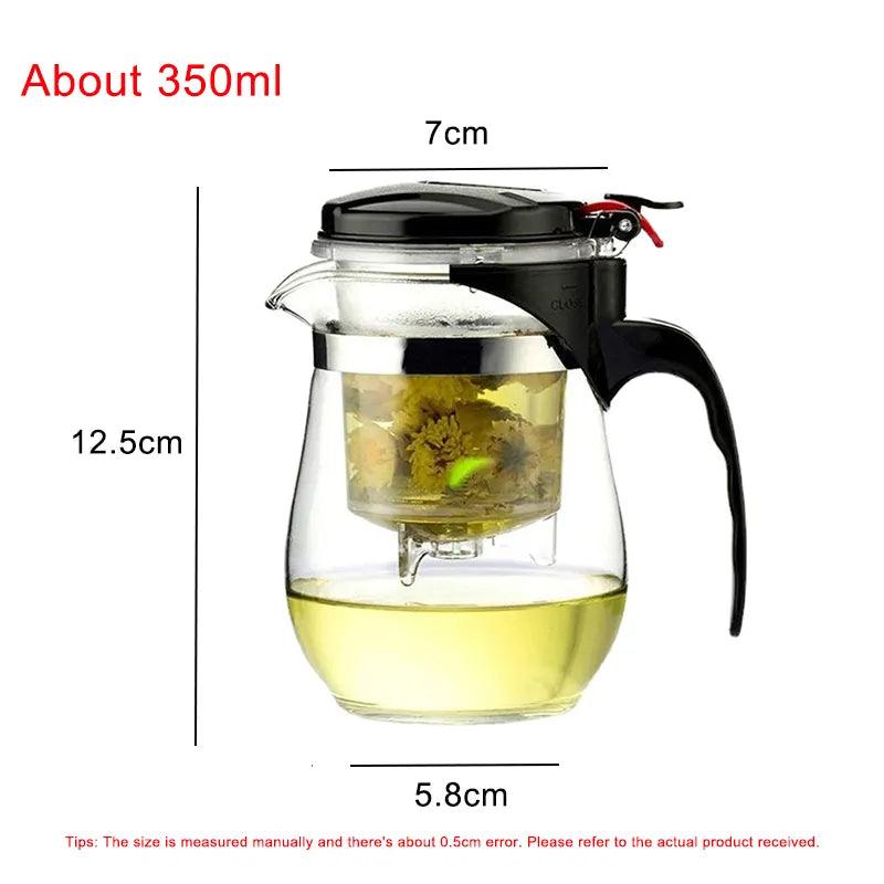 Heat Resistant Glass Tea Pot - Martine's Bazaar