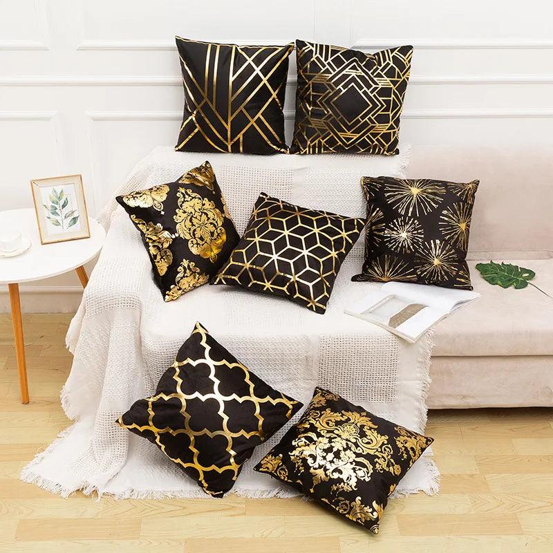 Elegant Gold Pillowcase - Martine's Bazaar