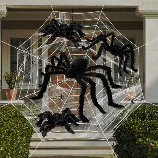 Halloween Black Scary Giant Spider