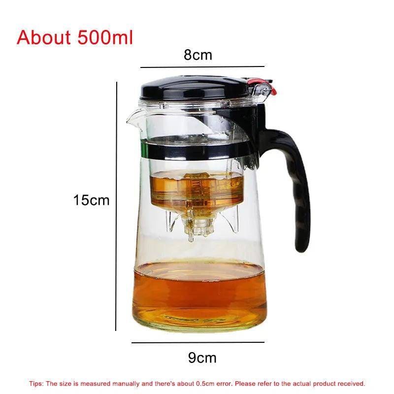 Heat Resistant Glass Tea Pot - Martine's Bazaar