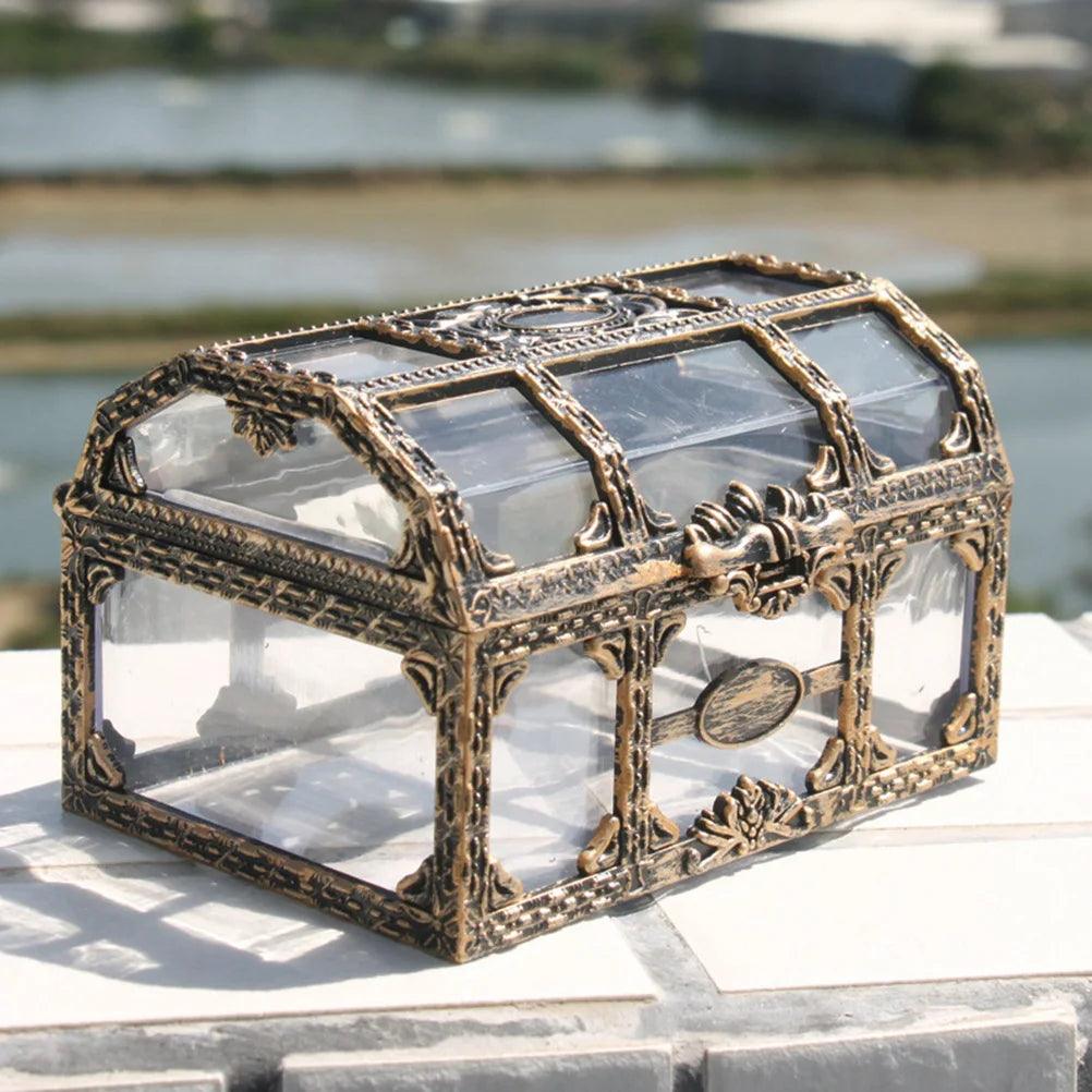 Elegant Vintage Transparent Jewelry Box For Women - Martine's Bazaar