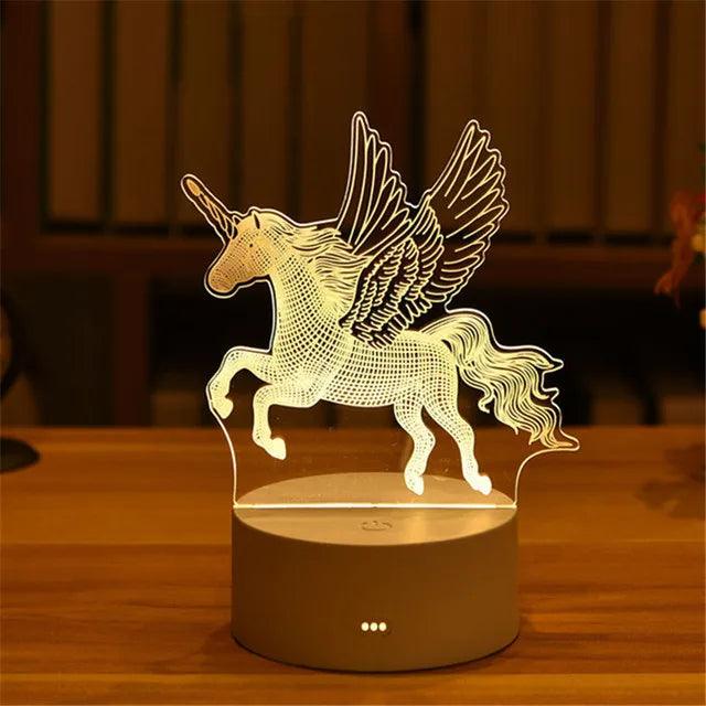 Romantic Night Light Table Lamp - Martine's Bazaar