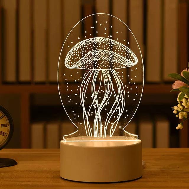 Romantic Night Light Table Lamp - Martine's Bazaar