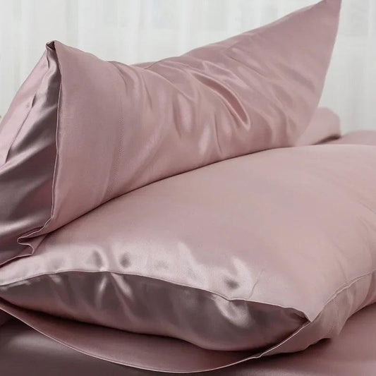 Super-Comfy 100% Natural Mulberry Silk Pillow Case To Protect Your Hair During Your Sleep - Martine's Bazaar