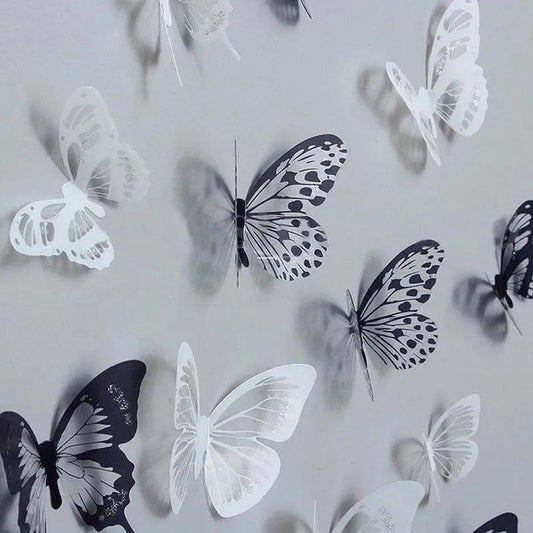 Cute Crystal Butterflies 3D Wall Stickers For Children's Bedroom - Martine's Bazaar