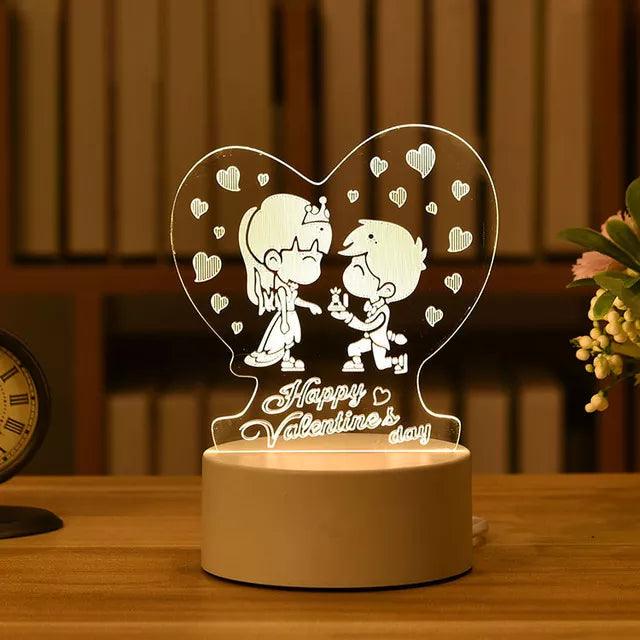 Romantic Night Light Table Lamp - Martine's Bazaar