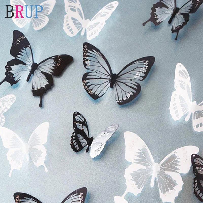 Crystal Butterflies Wall Stickers - Martine's Bazaar