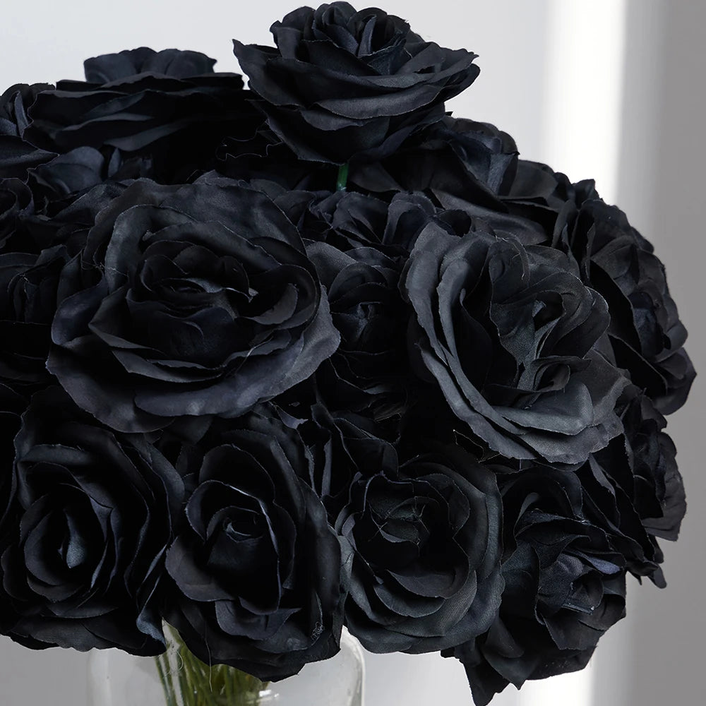 Black Rose Gothic Artificial Flowers