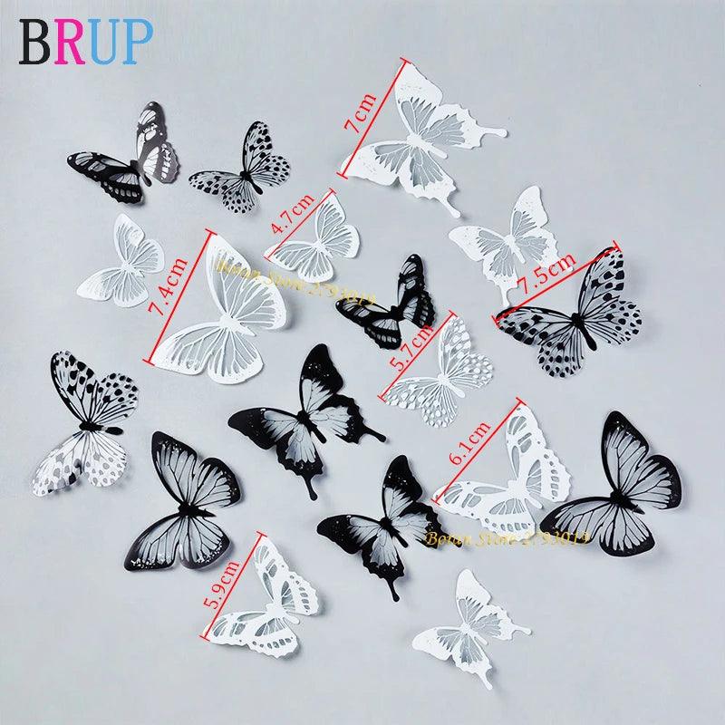 Crystal Butterflies Wall Stickers  - Martine's Bazaar