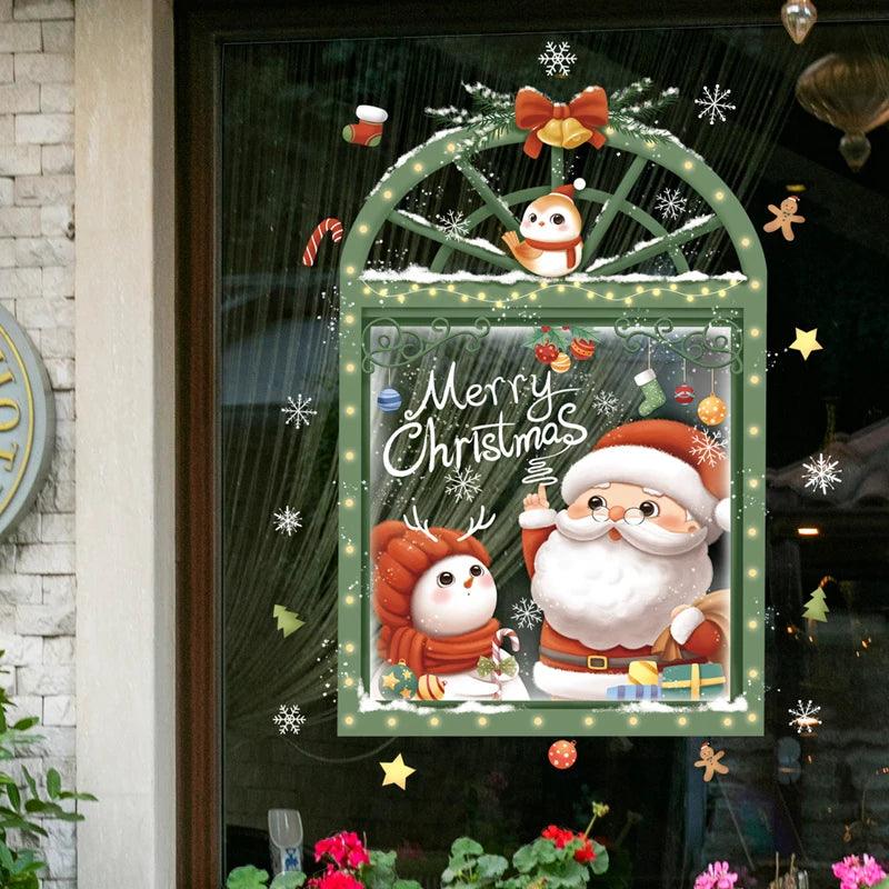 Santa Claus Window Stickers - Martine's Bazaar