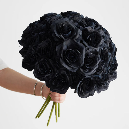 Black Rose Gothic Artificial Flowers