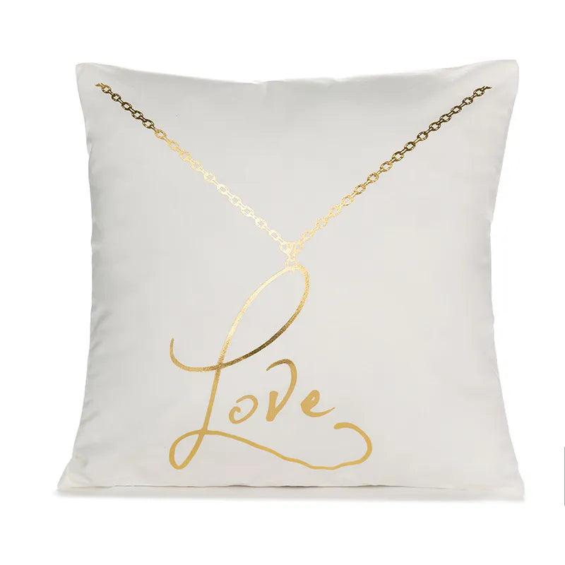 Elegant Gold Pillowcase - Martine's Bazaar