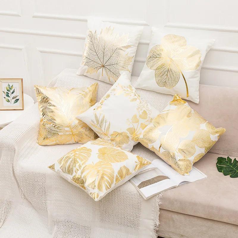 Elegant Gold Pillowcase - Martine's Bazaar