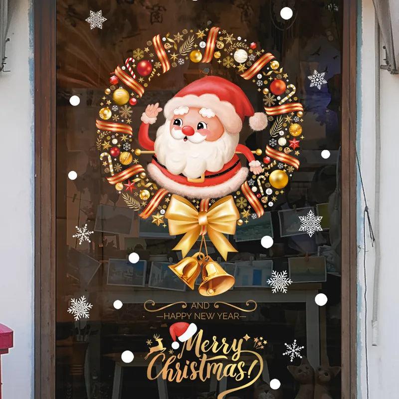 Santa Claus Window Stickers - Martine's Bazaar