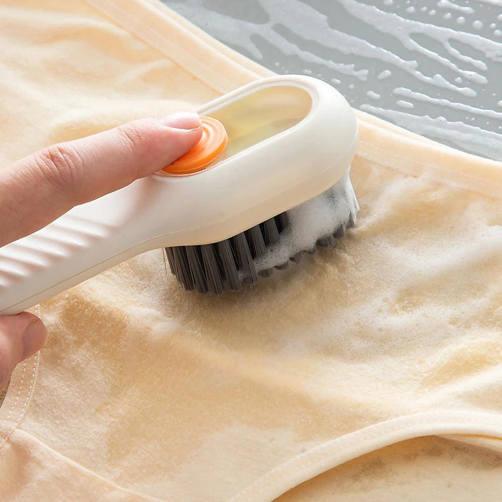 Multifunctional Laundry Brushes With Soap Dispenser For Your Clothes and Shoes - Martine's Bazaar