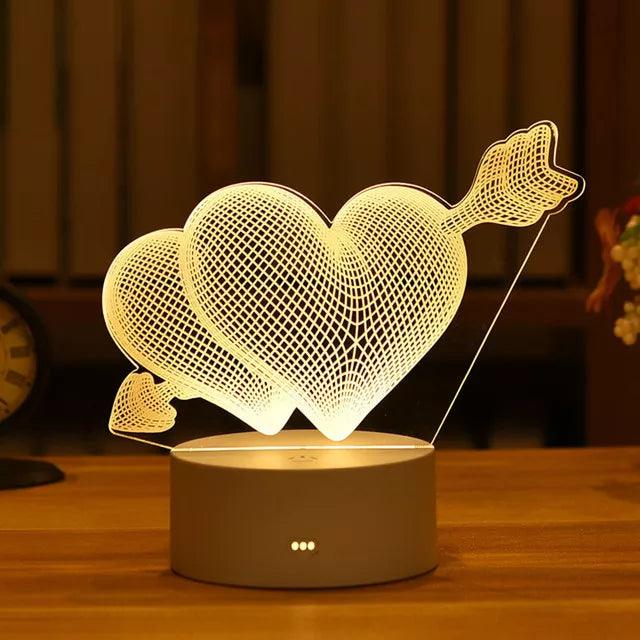 Romantic Night Light Table Lamp - Martine's Bazaar