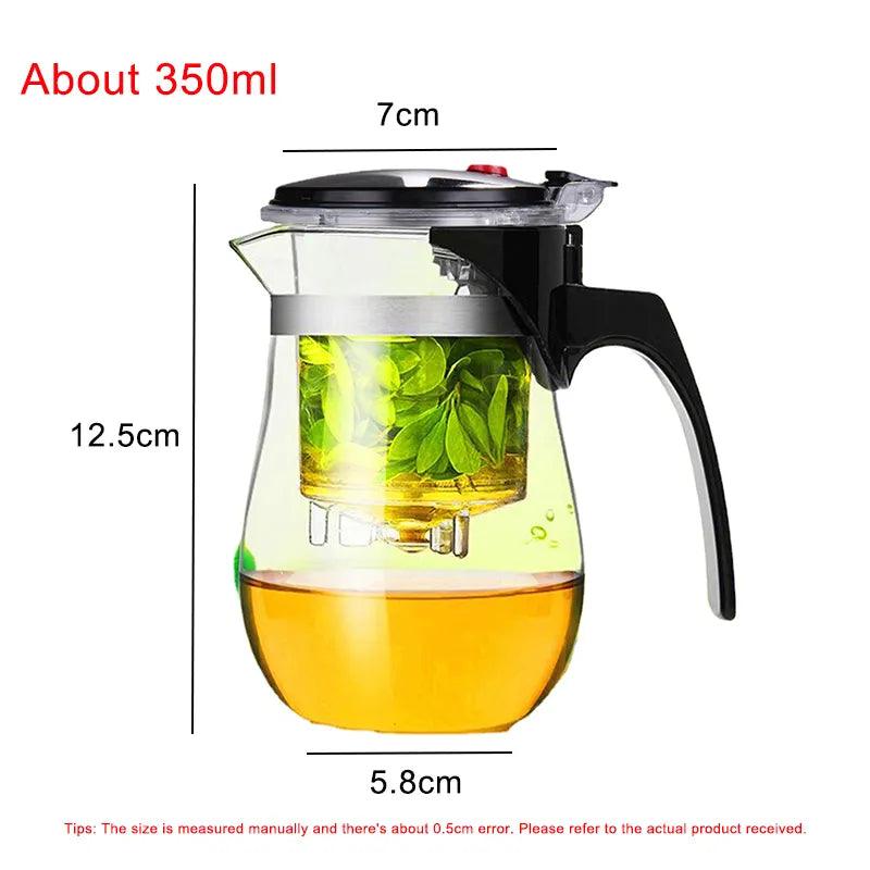 Heat Resistant Glass Tea Pot - Martine's Bazaar